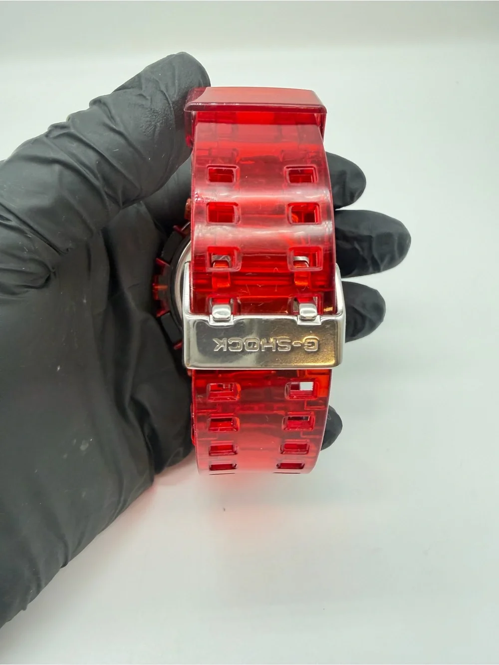 Casio Red Transparent Custom Digital Watch